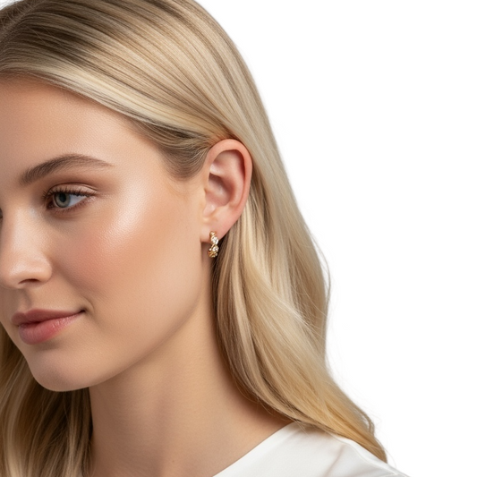 15mm Open Hoop 18k Gold Filled Earrings