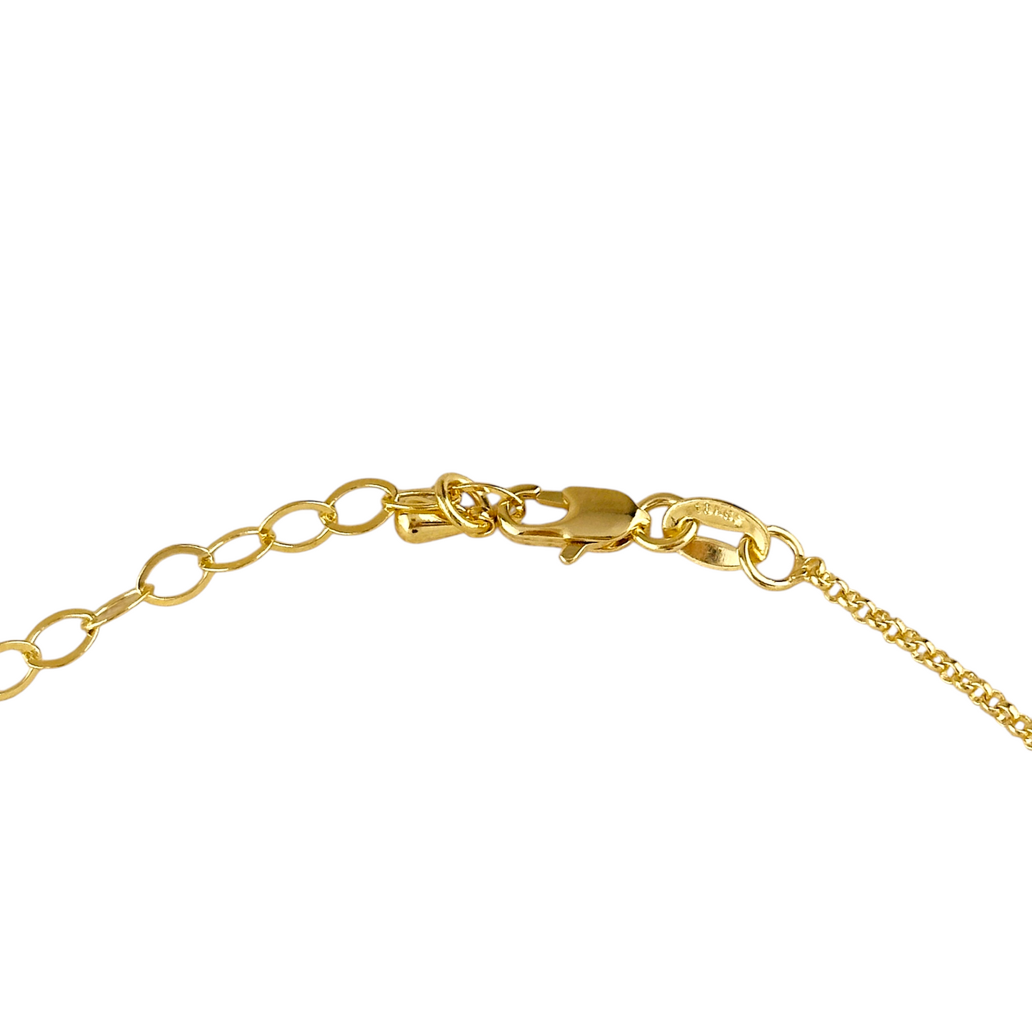 6mm CZ Solitaire 18k Gold Filled Necklace