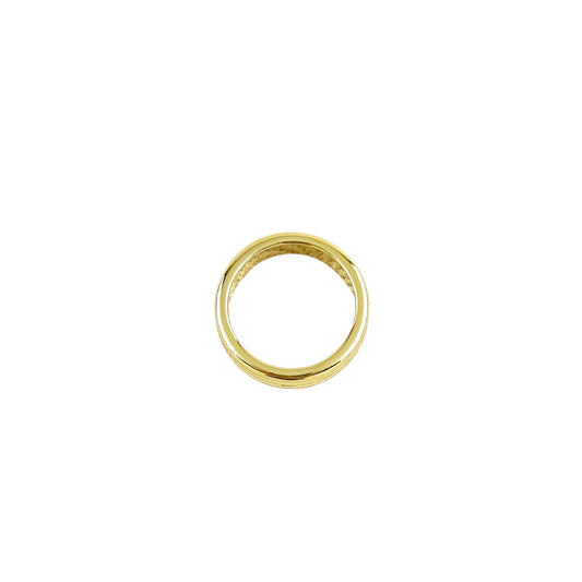 Triple Rail 18k Gold Filled Band Ring