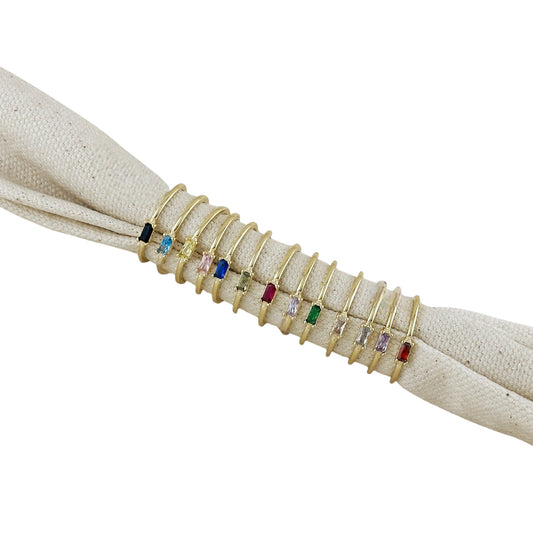 Birthstone 18K Gold Filled Ring