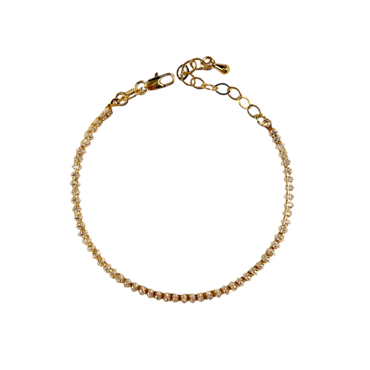 3mm Marquise CZ 18k Gold Filled Riviera Bracelet