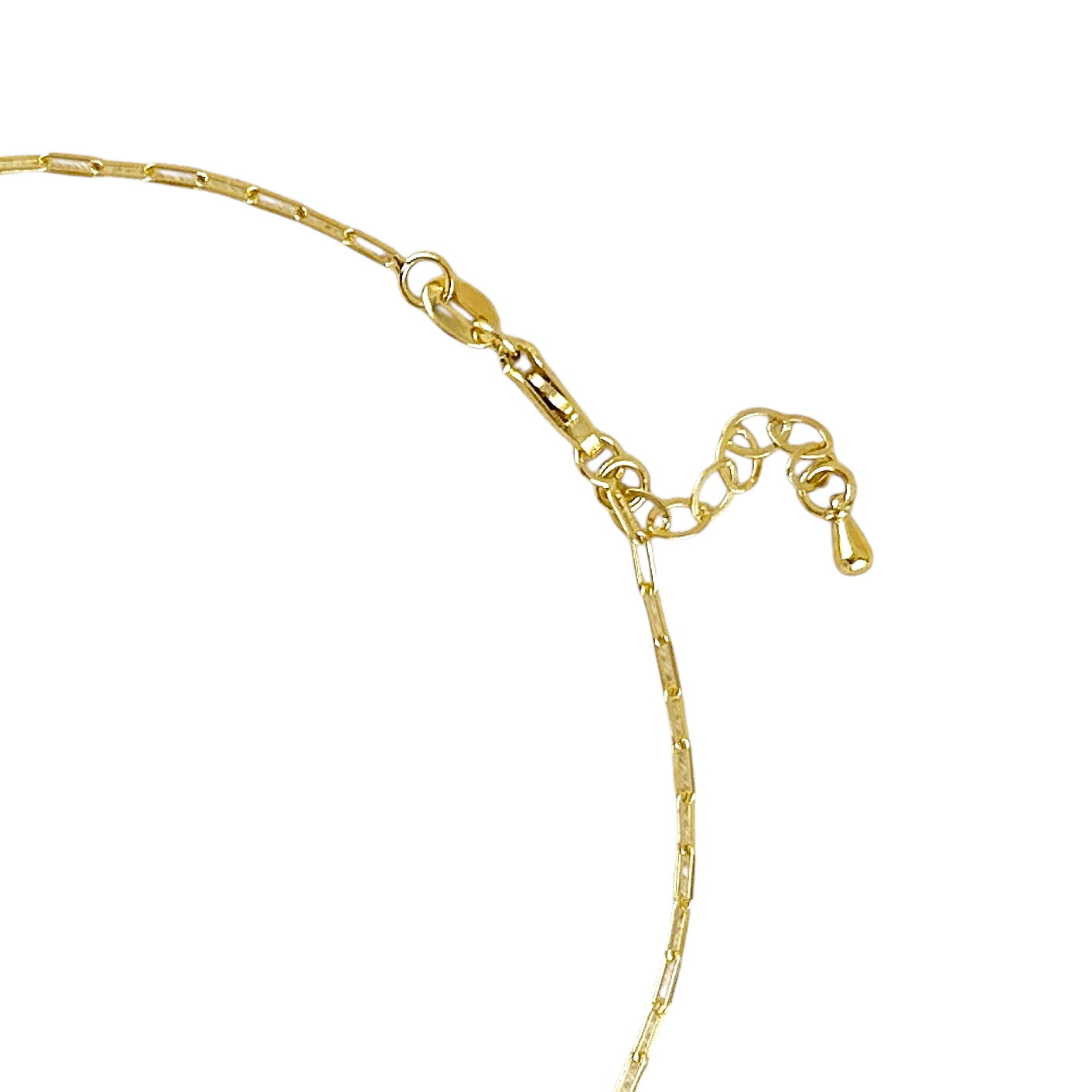 Interlocking Circles 18k Gold Filled Necklace