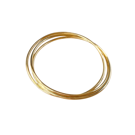 Triple Bangle 18k Gold Filled Bracelet