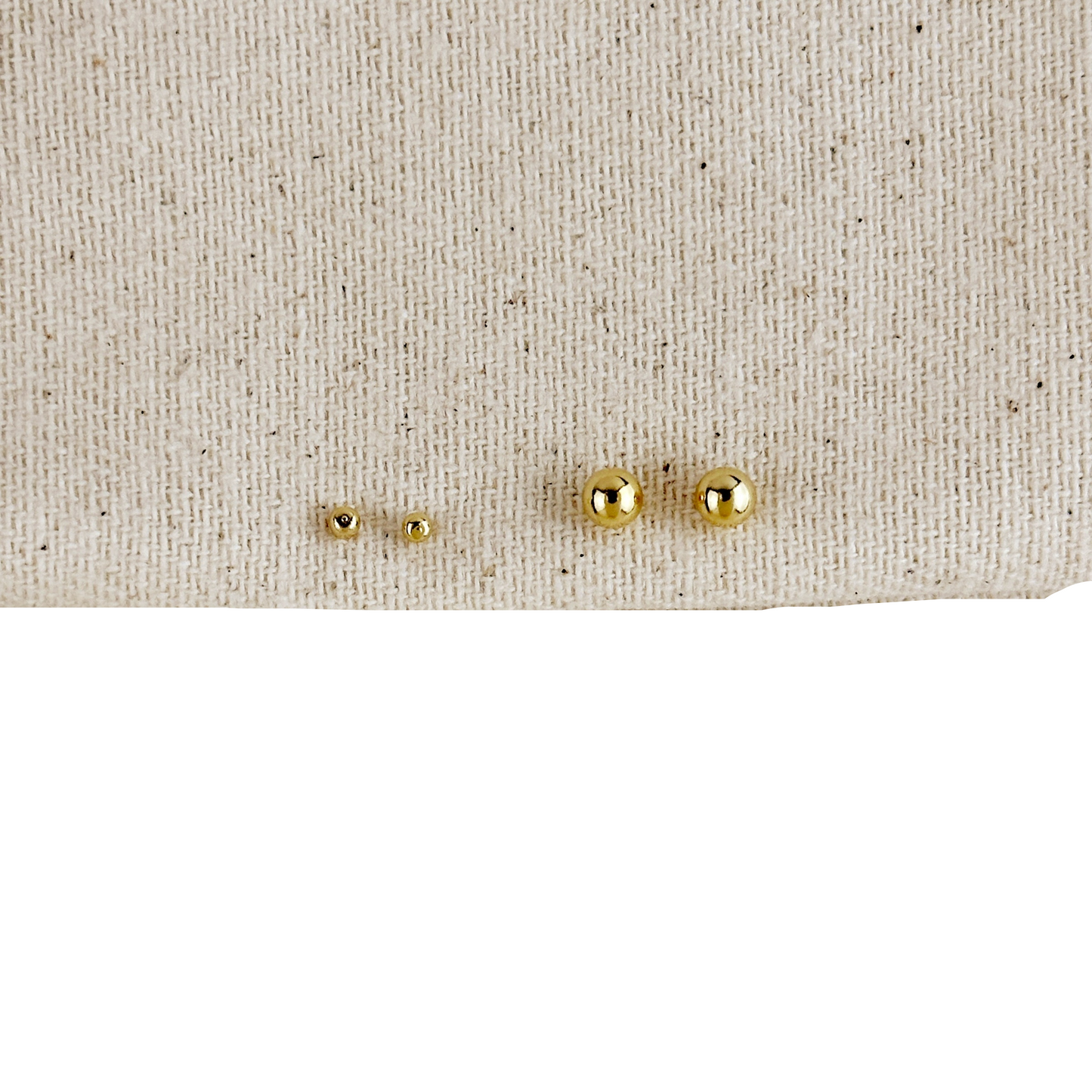 Ball Stud 18k Gold Filled Earrings