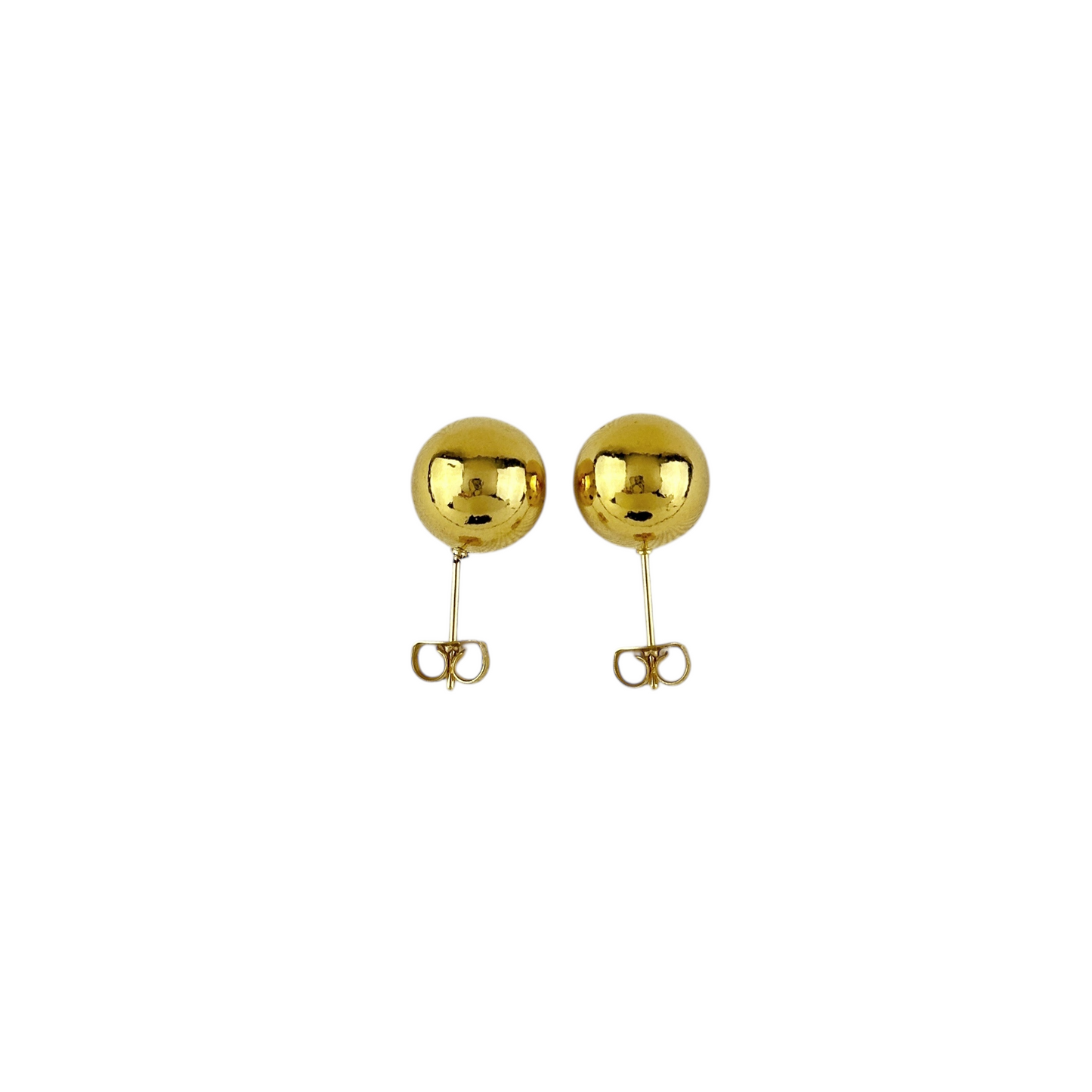 12mm Ball Stud18K Gold Filled Earrings