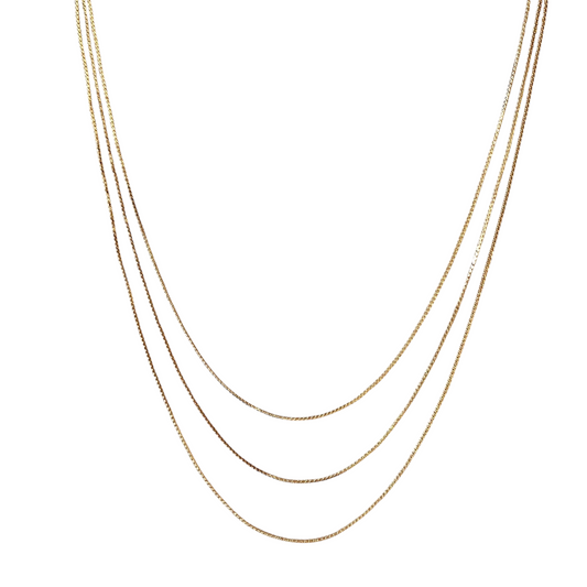 1.1mm Rope Chain 18k Gold Filled Necklace