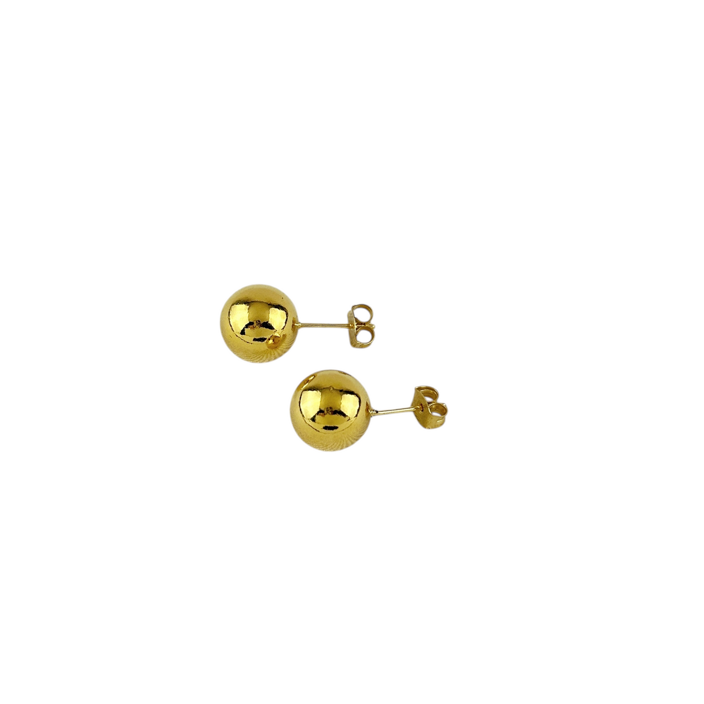 12mm Ball Stud18K Gold Filled Earrings