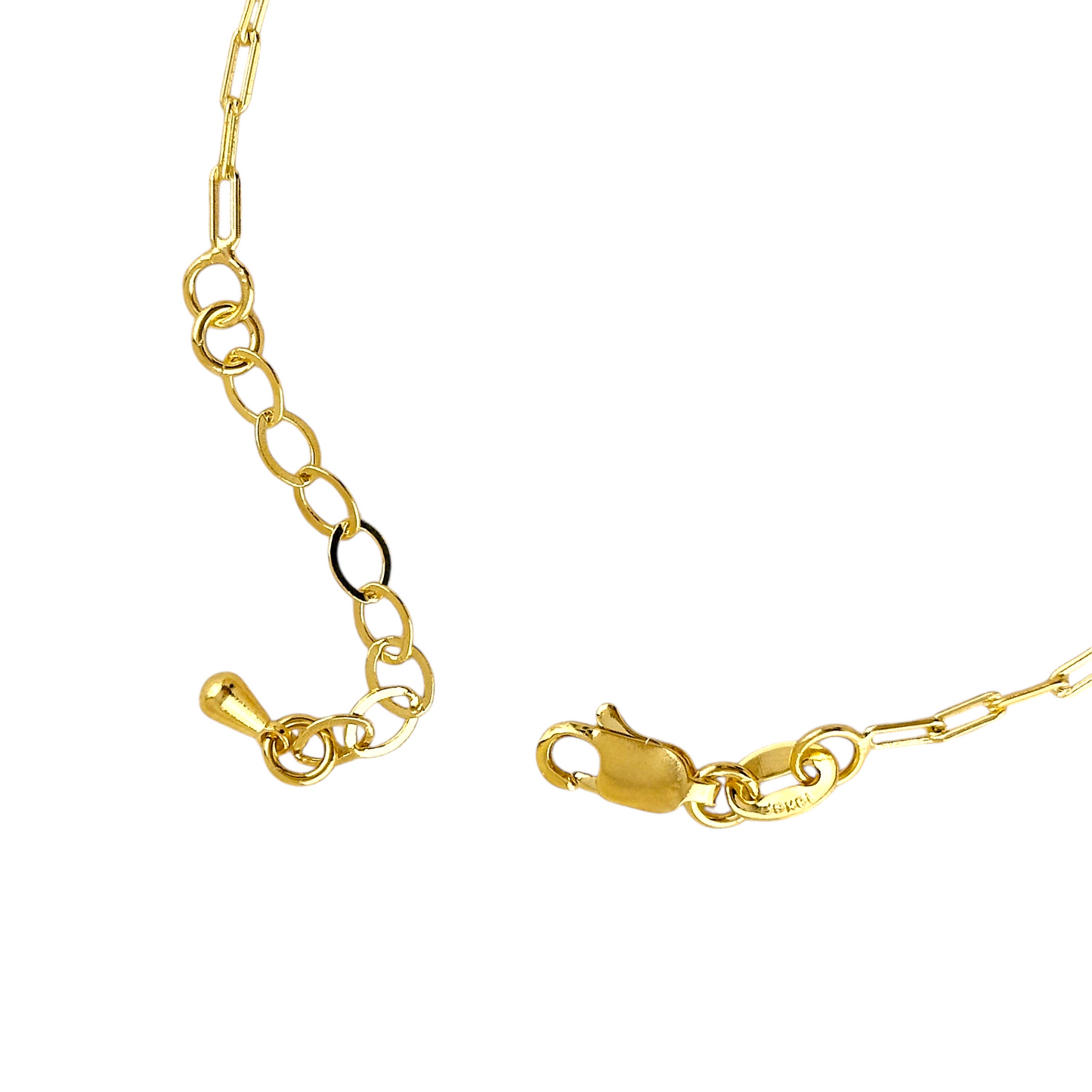 Interlocking Circles 18k Gold Filled Necklace