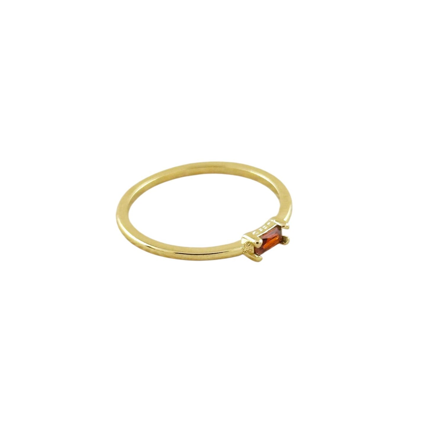 Birthstone 18K Gold Filled Ring