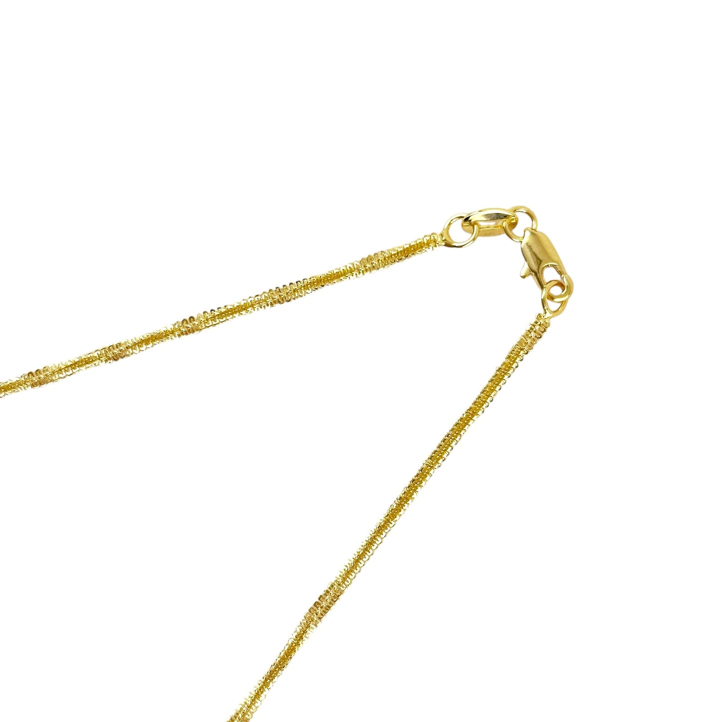 2mm Square Rope Chain 18K Gold Filled Necklace
