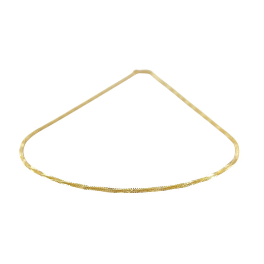 2mm Square Rope Chain 18K Gold Filled Necklace