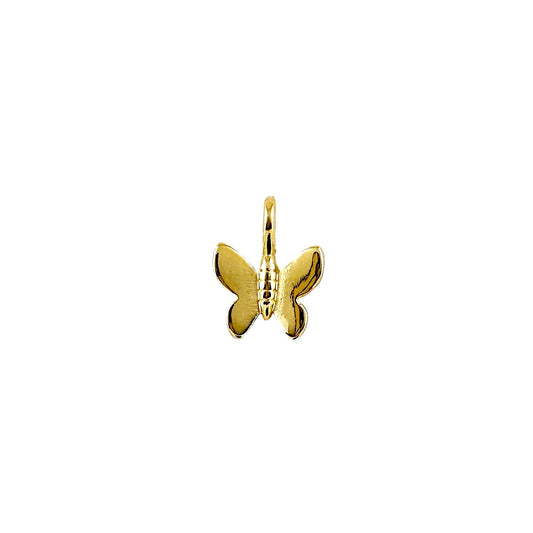 15mm Butterfly 18k Gold Filled Pendant