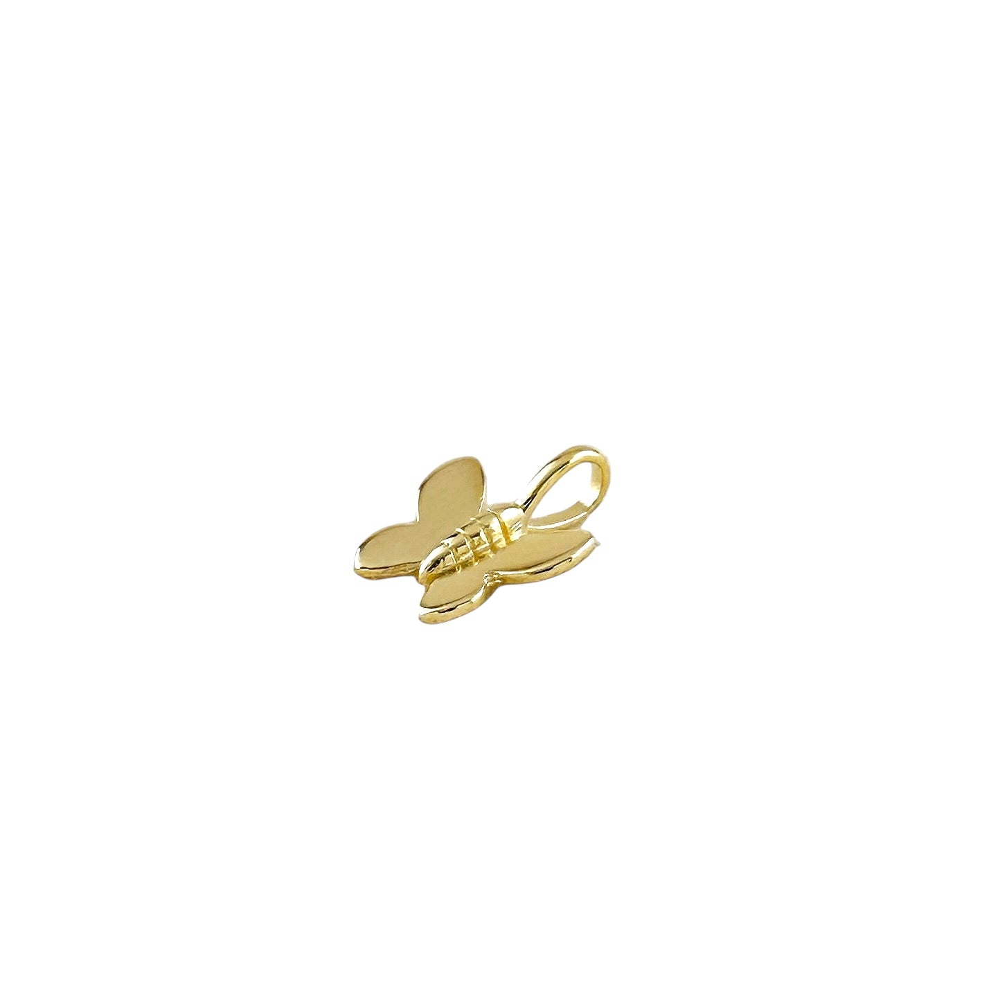 15mm Butterfly 18k Gold Filled Pendant