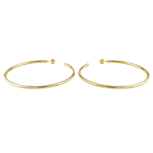 80mm Classic Hoop 18k Gold Filled Earring