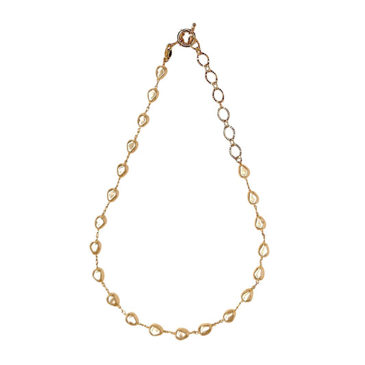Baroque Pearl 18k Gold Filled Necklace