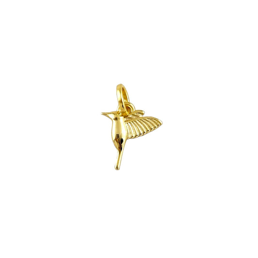 16mm Hummingbird 18k Gold Filled Pendant
